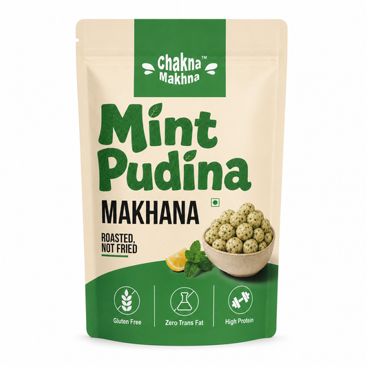 CHAKNA MAKHNA Mint Pudina Makhana - 55gs - Stand Up Pack