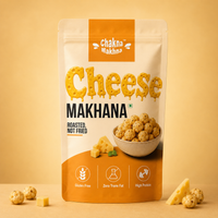 CHAKNA MAKHNA Cheese Flavoured Makhana - 55gs - Stand Up Pack