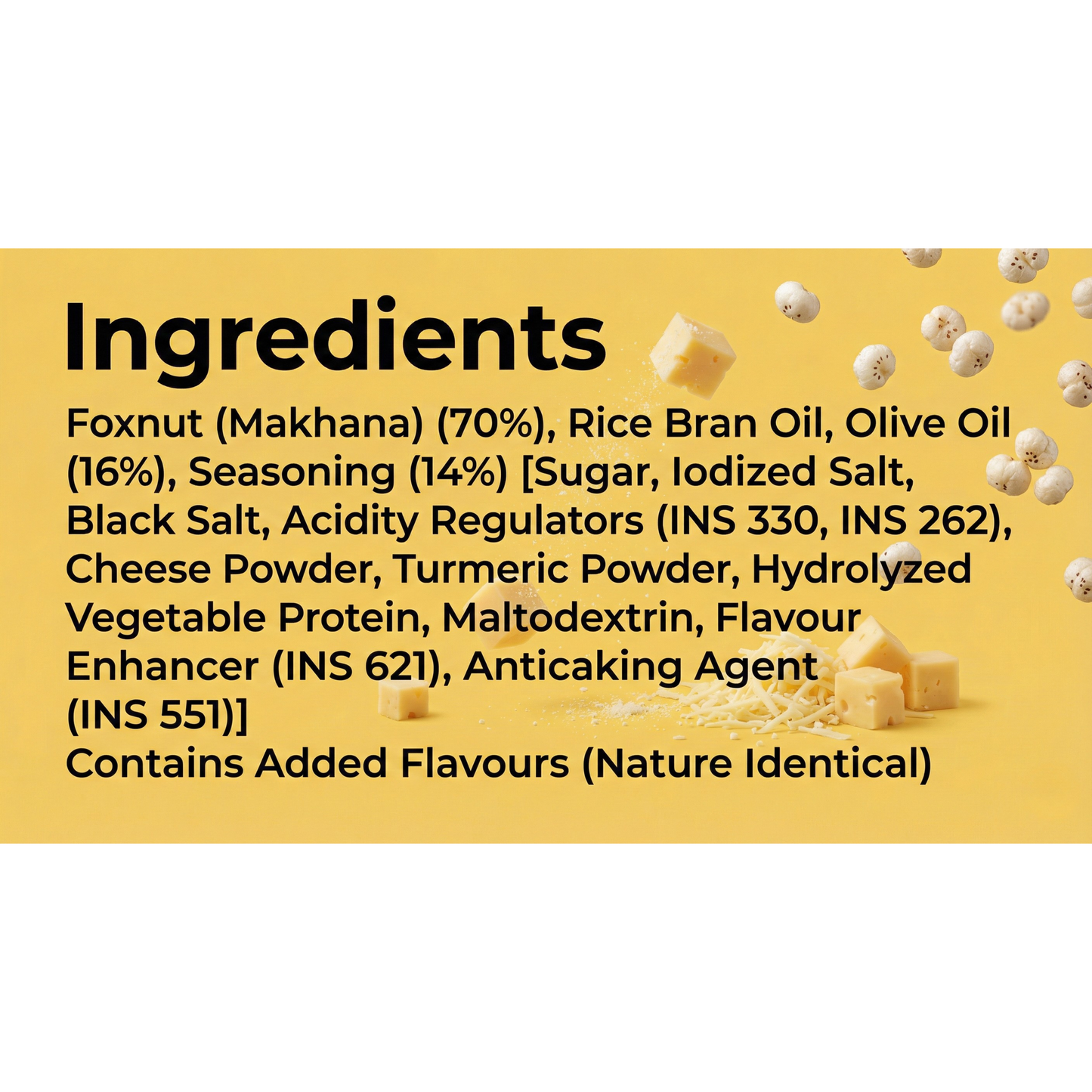 Salt & Pepper makhana snack — healthy fox nuts by Chakna Makhna India