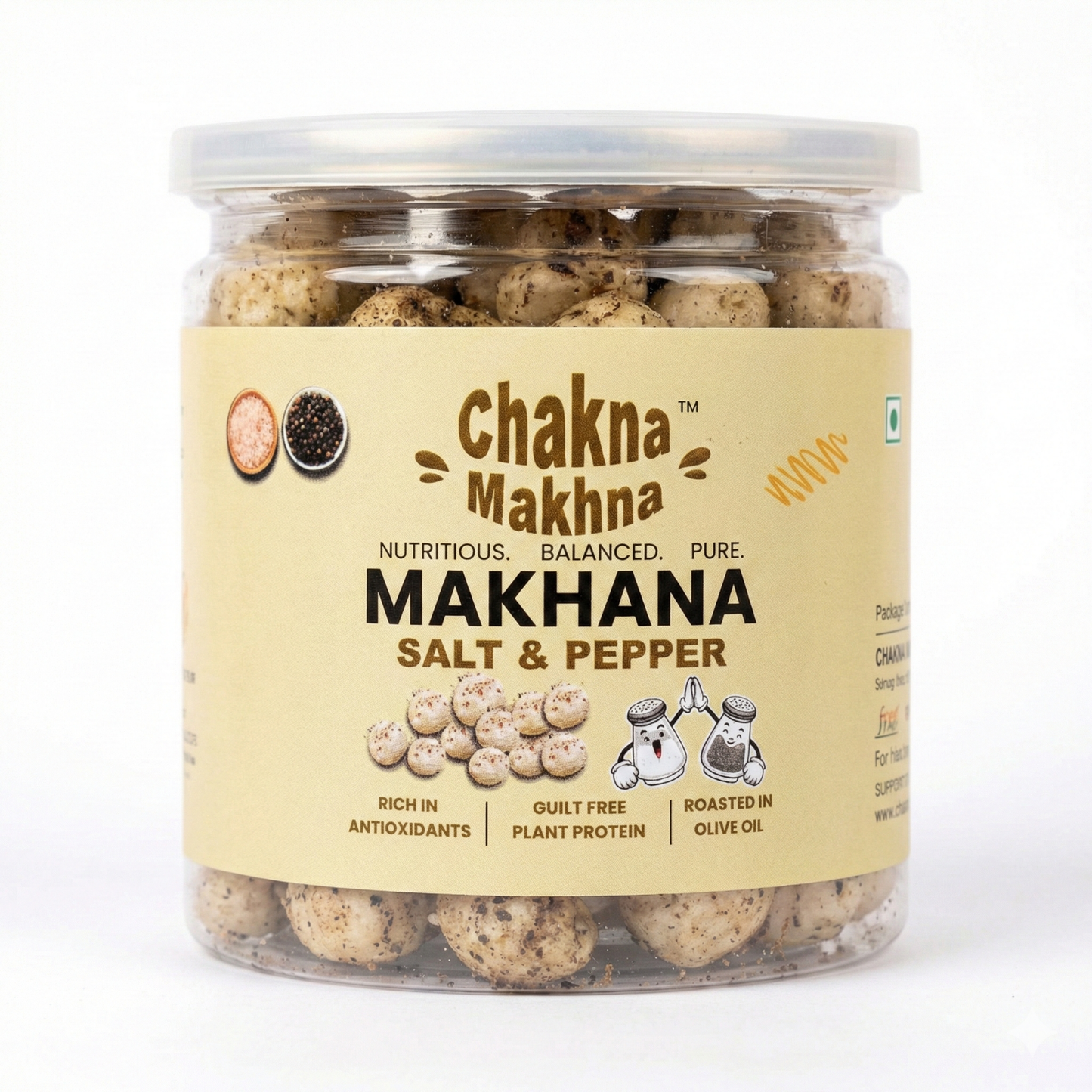 CHAKNA MAKHNA Salt & Pepper Makhana - 40g