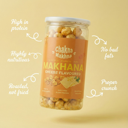 CHAKNA MAKHNA Cheese Flavoured Makhana - 80g