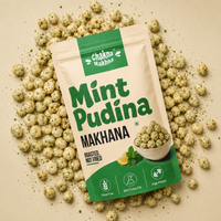 CHAKNA MAKHNA Mint Pudina Makhana - 55gs - Stand Up Pack