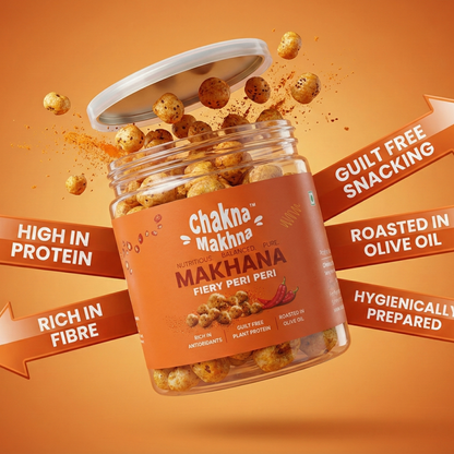 CHAKNA MAKHNA Fiery Peri Peri Makhana - 40g