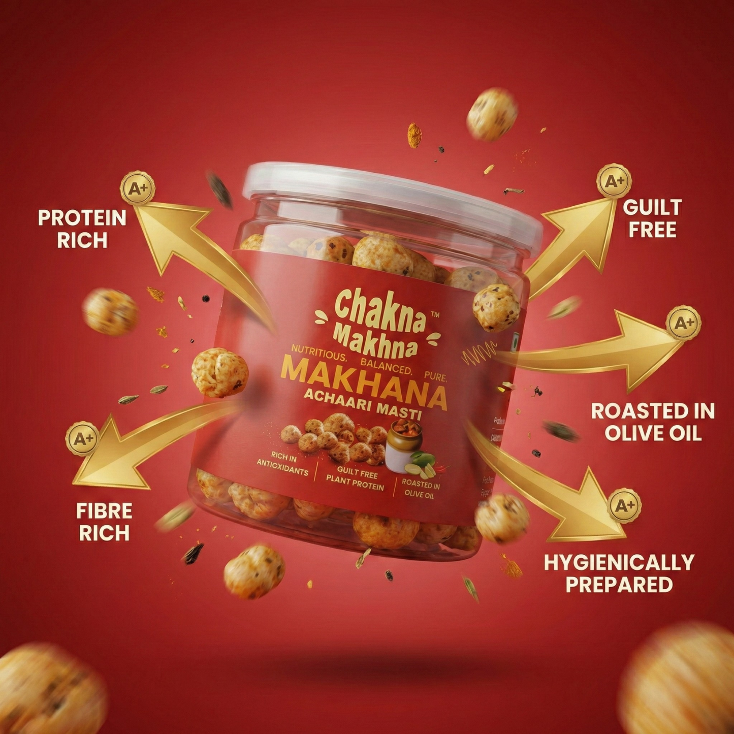 CHAKNA MAKHNA Achaari Masti Makhana - 40g