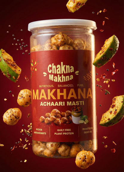 Achaari Masti makhana snack — healthy fox nuts by Chakna Makhna India