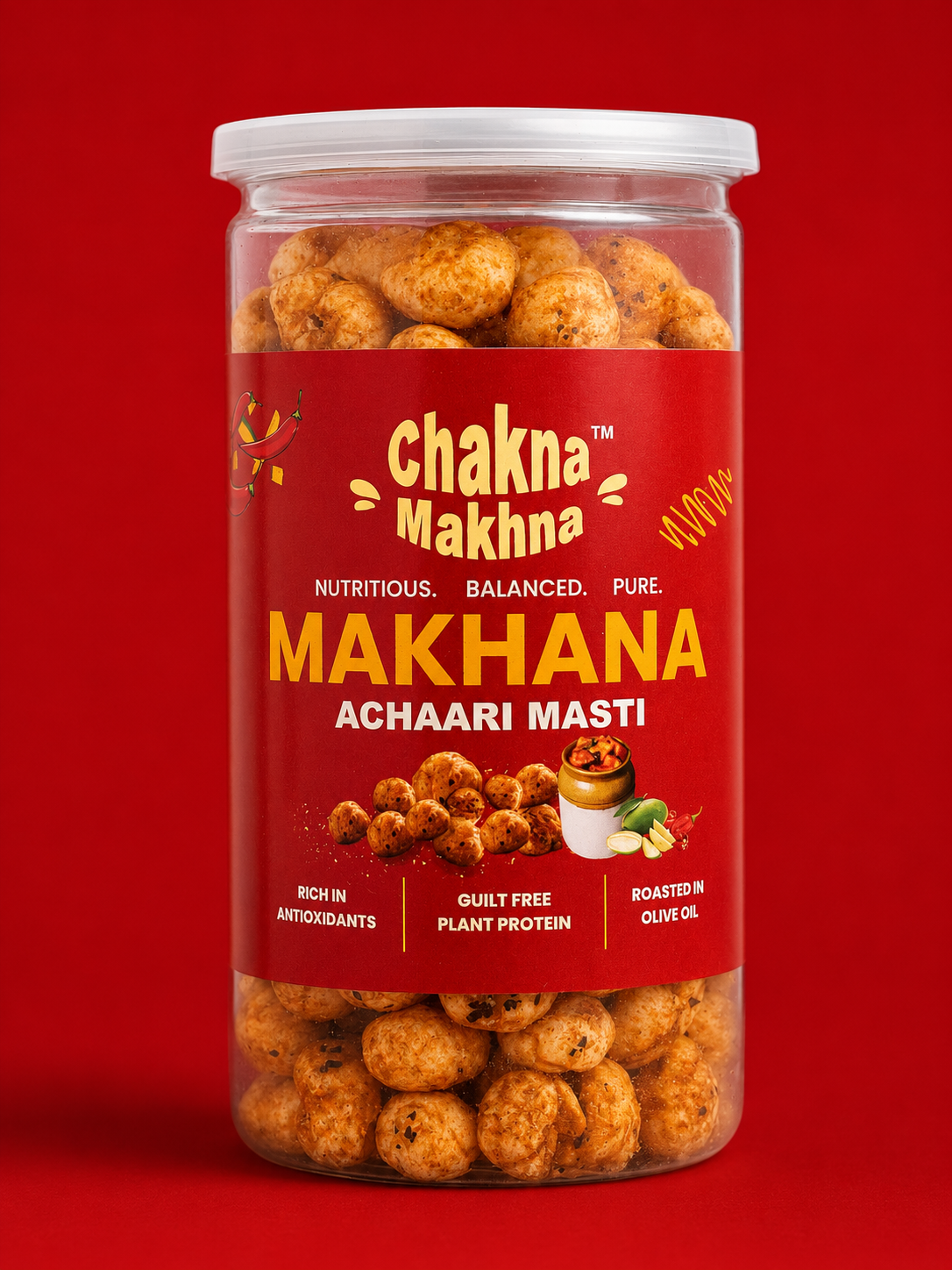 CHAKNA MAKHNA Achaari Masti Makhana - 80g