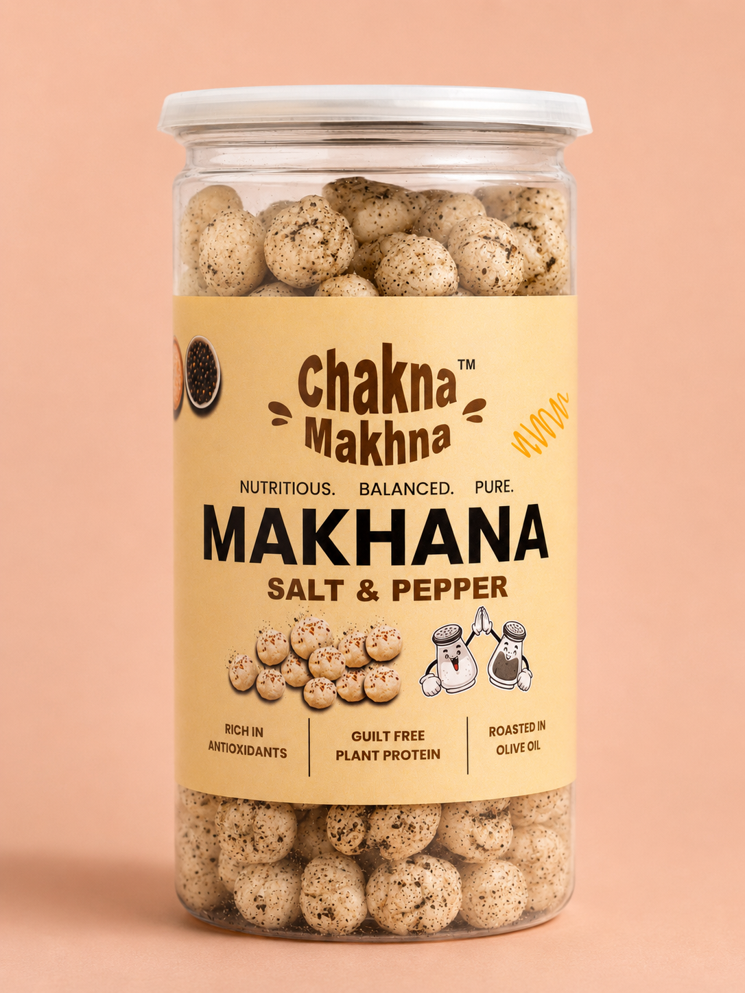 CHAKNA MAKHNA Salt & Pepper Makhana - 80g