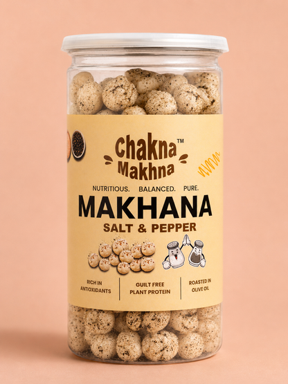 CHAKNA MAKHNA Salt & Pepper Makhana - 80g