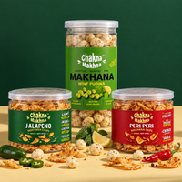 Chakna Makhna Combo — Jalapeño Chips + Mint Pudina Makhana + Peri Peri Chips | Puffs & Chips Trio