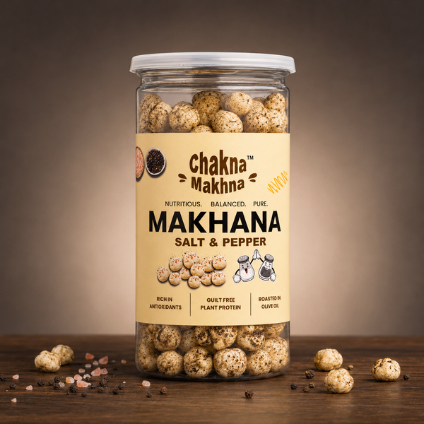 CHAKNA MAKHNA Salt & Pepper Makhana - 80g